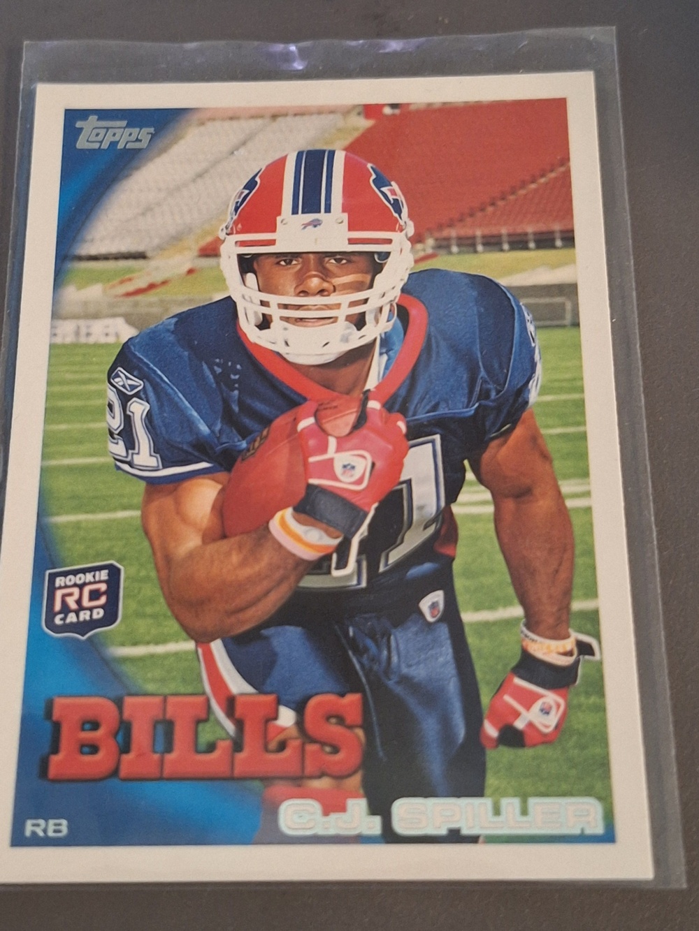 Topps Buffalo Bills C.J. Spiller Rookie Football Card - Used